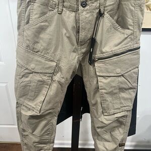 Share G-Star RAW Rovic Zip 3D Cargo Pants 30x32 Olive Tapered Utility NWT